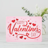 Cartes Pour Fêtes Annuelles Heureuse Sainte-Valentin (Debout devant)