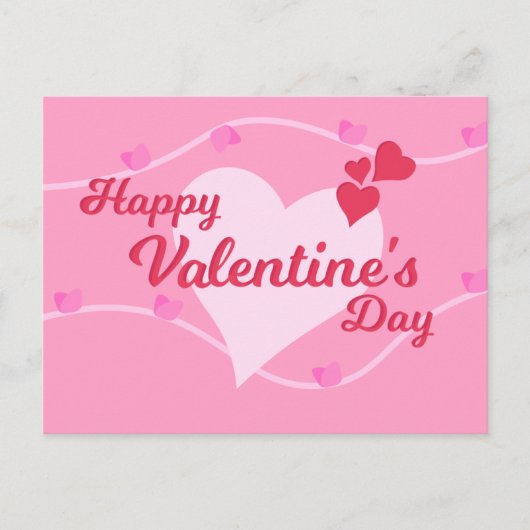 Cartes Pour Fêtes Annuelles Heureuse Sainte-Valentin (Devant)