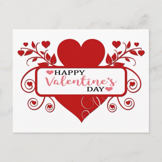 Cartes Pour Fêtes Annuelles Heureuse Sainte-Valentin (Devant)