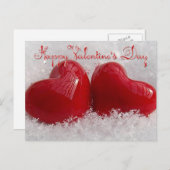 Cartes Pour Fêtes Annuelles Heureuse Sainte-Valentin (Devant / Derrière)