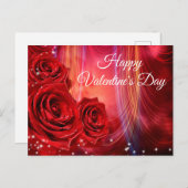 Cartes Pour Fêtes Annuelles Heureuse Sainte-Valentin (Devant / Derrière)