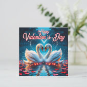 Cartes Pour Fêtes Annuelles Heureuse Sainte-Valentin (Debout devant)