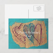 Cartes Pour Fêtes Annuelles Heureuse Sainte-Valentin (Devant / Derrière)