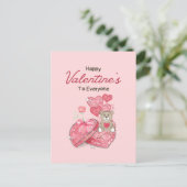 Cartes Pour Fêtes Annuelles Heureuse Sainte-Valentin 2023 - Images d'amour ten (Debout devant)