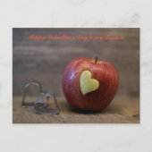 Cartes Pour Fêtes Annuelles Heureuse Sainte-Valentin à mon professeur (Devant)