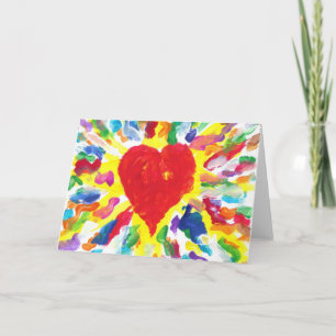 Cartes Pour Fêtes Annuelles "Heureuse Sainte-Valentin" Candy Waters Autisme Ar