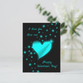 Cartes Pour Fêtes Annuelles Heureuse Sainte-Valentin - Coeur arc-en-ciel avec  (Debout devant)