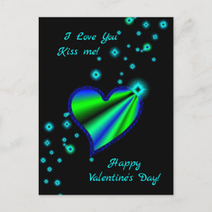 Cartes Pour Fêtes Annuelles Heureuse Sainte-Valentin - Coeur arc-en-ciel avec