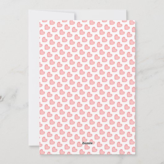 Cartes Pour Fêtes Annuelles Heureuse Sainte-Valentin Cute Llama Blush Coeurs R (Dos)