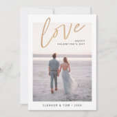 Cartes Pour Fêtes Annuelles Heureuse Sainte-Valentin d'amour de script photo m (Devant)