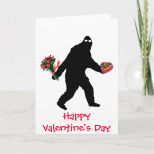 Cartes Pour Fêtes Annuelles Heureuse Sainte-Valentin de Bigfoot