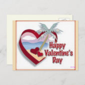 Cartes Pour Fêtes Annuelles Heureuse Sainte-Valentin De Floride (Devant / Derrière)