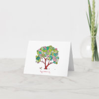 Heureuse Sainte-Valentin de l'arbre cardiaque