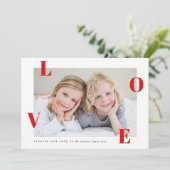 Cartes Pour Fêtes Annuelles Heureuse Sainte-Valentin de photos d'amour (Debout devant)