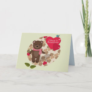 Cartes Pour Fêtes Annuelles Heureuse Sainte-Valentin - en ukrainien