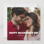 Cartes Pour Fêtes Annuelles Heureuse Sainte-Valentin Je t'aime XOXO Photo mode (Devant)
