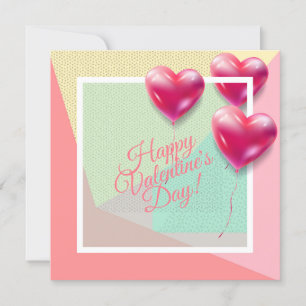 Cartes Pour Fêtes Annuelles Heureuse Sainte-Valentin Jolie salutation élégante
