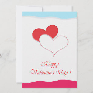 Cartes Pour Fêtes Annuelles Heureuse Sainte-Valentin Jolie salutation élégante