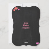 Cartes Pour Fêtes Annuelles Heureuse Sainte-Valentin Kiss 💕 (Dos)