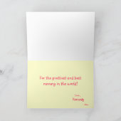 Cartes Pour Fêtes Annuelles "Heureuse Sainte-Valentin, maman !" [coeurs roses (Intérieur)