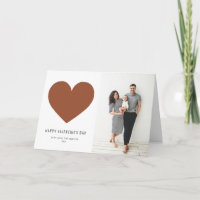 Heureuse Sainte-Valentin minimaliste du coeur de t