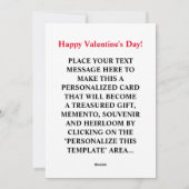 Cartes Pour Fêtes Annuelles Heureuse Sainte-Valentin Personnalisé Gay Twink (Dos)