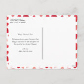 Cartes Pour Fêtes Annuelles Heureuse Sainte-Valentin photo Red Watercolor Hear (Dos)