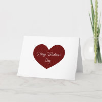 Heureuse Sainte-Valentin Red Heart Cute