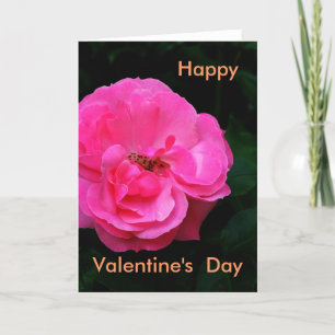Cartes Pour Fêtes Annuelles Heureuse Sainte-Valentin, rose