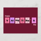 Cartes Pour Fêtes Annuelles Heureuse Sainte-Valentin scientifique Nerd geek (Devant)