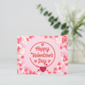 Cartes Pour Fêtes Annuelles Heureuse Sainte-Valentin tellement de coeurs (Debout devant)