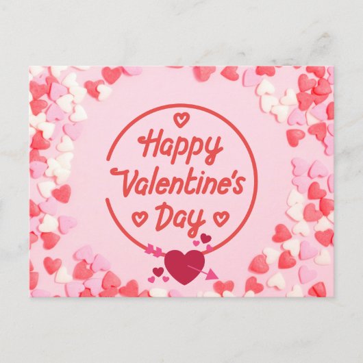 Cartes Pour Fêtes Annuelles Heureuse Sainte-Valentin tellement de coeurs (Devant)