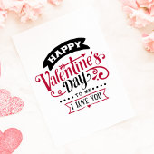 Cartes Pour Fêtes Annuelles Heureuse Sainte-Valentin To Me Single Anti Valenti