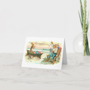 Cartes Pour Fêtes Annuelles Heureuses Pâques French Vintage Easter Greeting