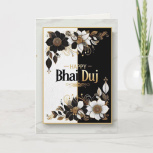 Cartes Pour Fêtes Annuelles Heureux Bhai Duj