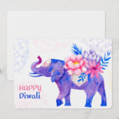 Cartes Pour Fêtes Annuelles Heureux Diwali (Devant / Derrière)