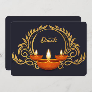 Cartes Pour Fêtes Annuelles Heureux Diwali