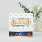 Cartes Pour Fêtes Annuelles Heureux Hanoukka ! Fêtes (Debout devant)