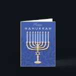 Cartes Pour Fêtes Annuelles Heureux Hanoukka Menorah<br><div class="desc">Carte de vacances photo design Hanoukka Menorah</div>