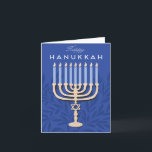 Cartes Pour Fêtes Annuelles Heureux Hanoukka Menorah<br><div class="desc">Carte de vacances photo design Hanoukka Menorah</div>