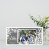 Cartes Pour Fêtes Annuelles Heureux Noël - 1 photo (Debout devant)