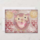 Cartes Pour Fêtes Annuelles Hibou de vacances (Devant)