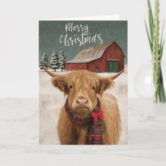 Cartes Pour Fêtes Annuelles Highland Holiday