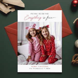 Cartes Pour Fêtes Annuelles Hilaried Funny Family Christmas Kids Photo