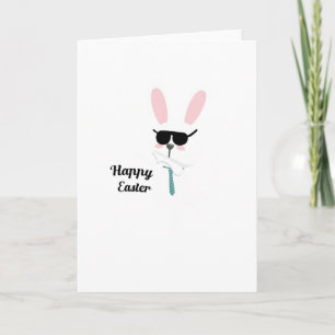 Cartes Pour Fêtes Annuelles hip hop Rabbit Bunny Garçons de Pâques dans Enfant