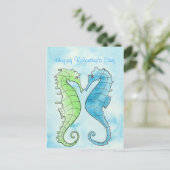 Cartes Pour Fêtes Annuelles Hippocampe Valentine (Debout devant)