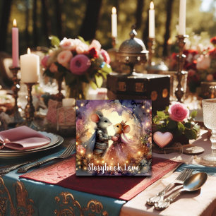 Cartes Pour Fêtes Annuelles Histoire Amour Romantique Imaginaire Couples Valen