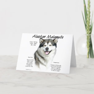 Cartes Pour Fêtes Annuelles Histoire du malamute en Alaska, Tout sur les malam