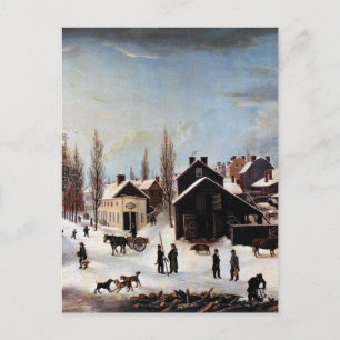 CARTES POUR FÊTES ANNUELLES HISTORIC BROOKLYN CARD DE CHRISTMAS
