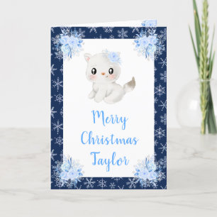Cartes Pour Fêtes Annuelles Hiver Arctic Cat Joyeux Noël